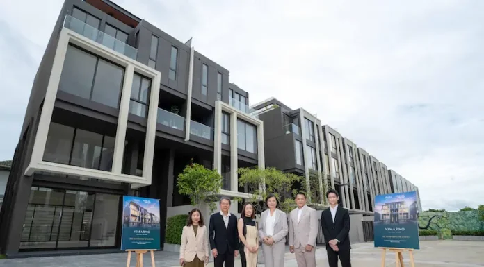 VELTI PROPERTY เปิดตัว “VIMARNO Sukhumvit-Bearing” ทาวน์โฮมหรูมูลค่าโครงการ 500 ลบ. ชูกลยุทธ์ Self-Funding ปลอดหนี้ ผสาน DNA โรงแรมหรู-นวัตกรรมรักษ์โลก ผนึก LPP เจาะตลาด Ed-Estate ย่านแบริ่ง