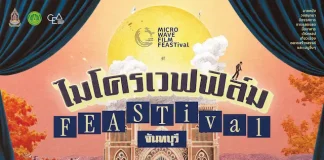 ชวนเปิดมุมใหม่ “จันทบุรี” ผ่านเทศกาลภาพยนตร์ “microWAVE FILM FEASTival” ปรุงเมืองแห่งแสงจันท์ผ่าน “ภาพยนตร์ อาหาร แฟชั่น ศิลปะ” 25 – 30 สิงหาคม 2569