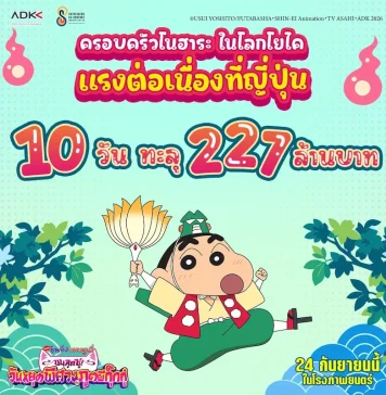ADK Emotions Bangkok และ ฉายแสง แอด.เวนเจอร์ พา “ชินจัง” แวะมาป่วน 13 ก.ย.นี้ ในงาน Kawaiimama Festival Thailand 2026
